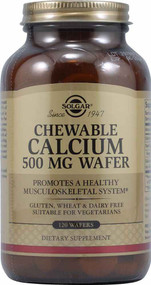 Solgar Chewable Calcium - 500 mg - 120 Wafers