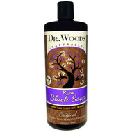 Dr. Woods, Raw Black Soap, with Fair Trade Shea Butter, Original, 32 fl oz (946 ml)