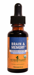 Herb Pharm, Brain & Memory, Nervous System, 1 fl oz (30 ml)