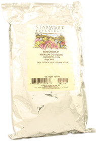 3 PACK of Starwest Botanicals Organic Neem Leaf Cut and Sifted -- 1 lb
