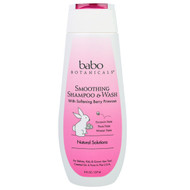 Babo Botanicals, Smoothing Shampoo & Wash, Softening Berry & Primrose Oil, 8 fl oz (237 ml) (Discontinued Item)
