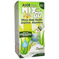 Lily of the Desert, Aloe Mix n Go, Natural Aloe Powdered Drink Mix, Original Flavor, 16 Packs, 0.18 oz (5 g) Each
