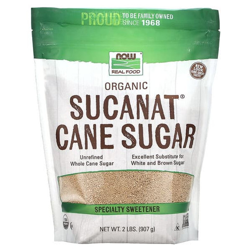 <img alt="NOW Foods, Real Food, Organic Sucanat Cane Sugar, 2 lbs (907 g)" title="NOW Foods, Real Food, Organic Sucanat Cane Sugar, 2 lbs (907 g),733739069658"