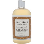 Deep Steep Bubble Bath Brown Sugar Vanilla -- 17.5 fl oz