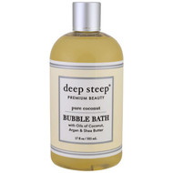 Deep Steep Bubble Bath Pure Coconut -- 17 fl oz