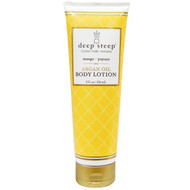Deep Steep, Argan Oil Body Lotion, Mango - Papaya, 8 fl oz (237 ml)