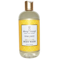 Deep Steep, Body Wash, Mango Papaya, 17 fl oz (503 ml)