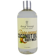 Deep Steep Body Wash Pure Coconut -- 17 fl oz