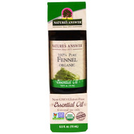 Natures Answer, Organic Essential Oil, 100% Pure Fennel, 0.5 fl oz (15 ml)