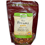 Now Foods, Real Food, Raw Pecans, Unsalted, 12 oz (340 g)