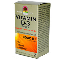 Natures Answer, Vitamin D-3 Drops, 4000 IU, 0.5 fl oz (15 ml)