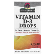 <img alt="Natures Answer, Vitamin D-3 Drops, In Extra Virgin Olive Oil, 100 mcg (4,000 IU), 0.5 fl oz (15 ml)" title="Natures Answer, Vitamin D-3 Drops, In Extra Virgin Olive Oil, 100 mcg (4,000 IU), 0.5 fl oz (15 ml),083000261329"