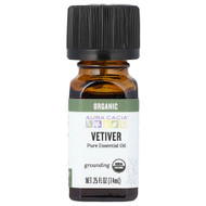 <img alt="Aura Cacia, Organic Pure Essential Oil, Vetiver, 0.25 fl oz (7.4 ml)" title="Aura Cacia, Organic Pure Essential Oil, Vetiver, 0.25 fl oz (7.4 ml),051381908195"