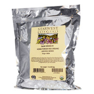 Starwest Botanicals,  Henna Red Powder, Organic, 1 lb (453.6 g)