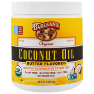 Barleans Organic Coconut Oil Butter -- 16 fl oz