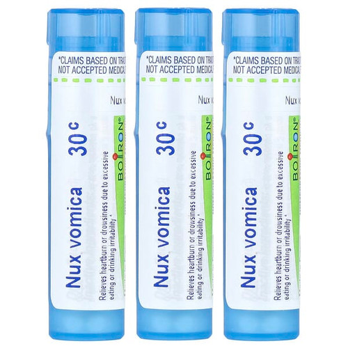 <img alt="Boiron, Nux Vomica 30C, 3 Tubes, Approx 80 Pellets Each" title="Boiron, Nux Vomica 30C, 3 Tubes, Approx 80 Pellets Each,306962844240"