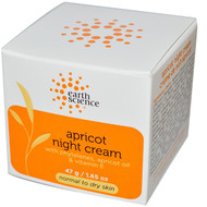 Earth Science, Apricot Night Cream, 1.65 oz (47 g)
