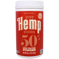 Just Hemp Foods, 50% Hemp Protein Powder, 16 oz (454 g)