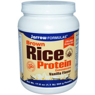 Jarrow Formulas Organic Brown Rice Protein Concentrate Vanilla -- 17.8 oz