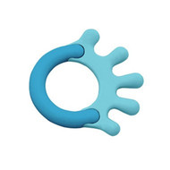 iPlay Inc., Green Sprouts, Cornstarch Hand Teether, Blue, 1 Teether