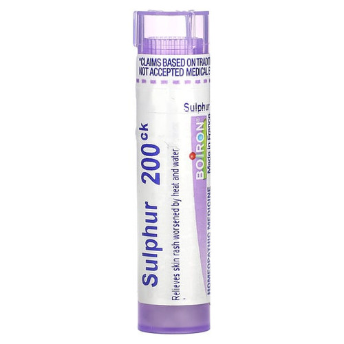 <img alt="Boiron, Sulphur, 200CK, Skin Rash Relief, Approx 80 Pellets" title="Boiron, Sulphur, 200CK, Skin Rash Relief, Approx 80 Pellets,306960712312"