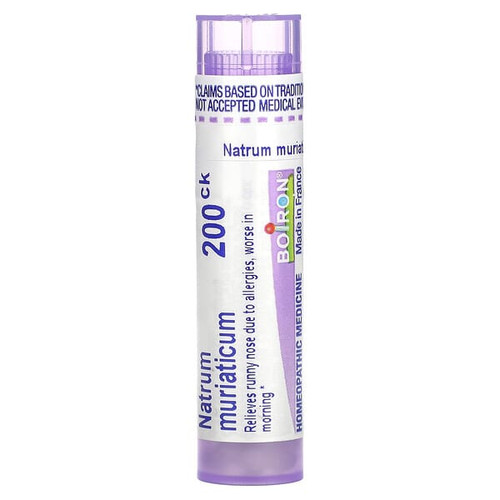 <img alt="Boiron, Natrum Muriaticum, 200CK, Allergy Relief, Approx 80 Pellets" title="Boiron, Natrum Muriaticum, 200CK, Allergy Relief, Approx 80 Pellets,306960511311"