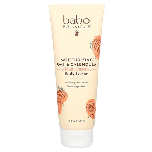 <img alt="Babo Botanicals, Moisturizing Body Lotion, Oat & Calendula, 8 fl oz (237 ml)" title="Babo Botanicals, Moisturizing Body Lotion, Oat & Calendula, 8 fl oz (237 ml),899248002415"