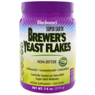 Bluebonnet Nutrition Super Earth Brewers Yeast Powder Non-Bitter Unflavored -- 7.4 oz