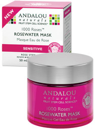 Andalou Naturals, 1000 Roses, Rosewater Mask, Sensitive, 1.7 oz (50 g)
