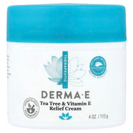 <img alt="DERMA E, Tea Tree & Vitamin E Relief Cream, 4 oz (113 g)" title="DERMA E, Tea Tree & Vitamin E Relief Cream, 4 oz (113 g),030985091250"