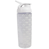 Blender Bottle, SportMixer, Signature Sleek, White, 28 oz