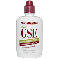 NutriBiotic, GSE, Grapefruit Seed Extract, Liquid Concentrate, 2 fl oz (59 ml)