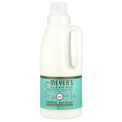 <img alt="Mrs. Meyers Clean Day, Fabric Softener, Basil, 32 fl oz (946 ml)" title="Mrs. Meyers Clean Day, Fabric Softener, Basil, 32 fl oz (946 ml),808124143340"
