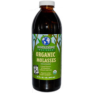 Wholesome Sweeteners, Organic Molasses, Unsulphured, 32 fl oz (944 ml)