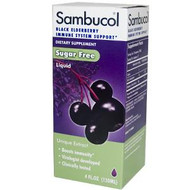 Sambucol, Black Elderberry Syrup, Sugar Free Formula, 4 fl oz (120 ml)