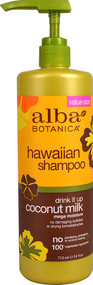 Alba Botanica Hawaiian Shampoo Drink It Up Coconut Milk - 24 oz