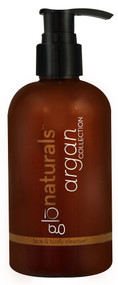 3 PACK of Glonaturals Argan Collection - Face & Body Cleanser - Non-GMO -- 8 fl oz