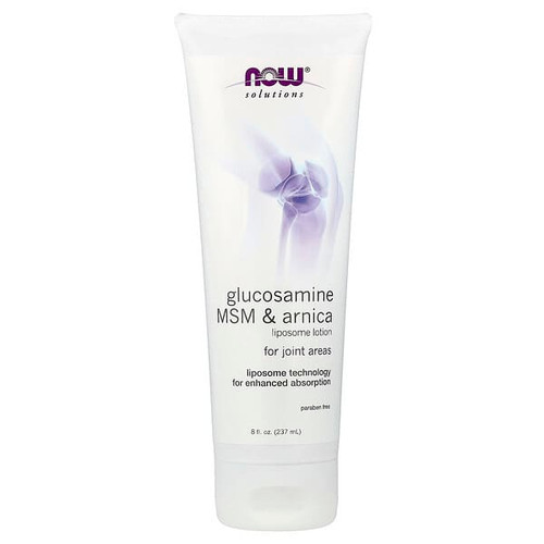 <img alt="NOW Foods, Solutions, Glucosamine, MSM & Arnica, Liposome Lotion, 8 fl oz (237 ml)" title="NOW Foods, Solutions, Glucosamine, MSM & Arnica, Liposome Lotion, 8 fl oz (237 ml),733739032836"