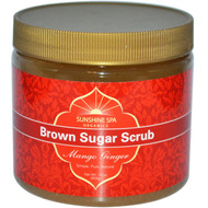 Sunshine Spa, Brown Sugar Scrub, Mango Ginger, 16 oz (454 g)