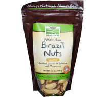 Now Foods, Real Food, Whole, Raw Brazil Nuts, Unsalted, 12 oz (340 g)