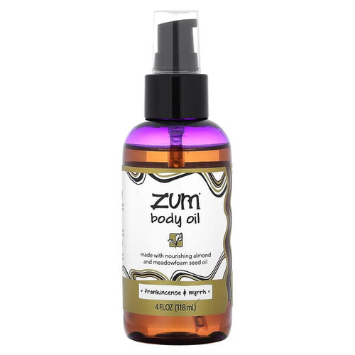 <img alt="ZUM, Body Oil, Frankincense & Myrrh, 4 fl oz (118 ml)" title="ZUM, Body Oil, Frankincense & Myrrh, 4 fl oz (118 ml),663204321007"