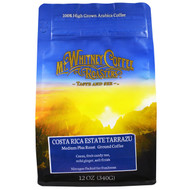 Mt. Whitney Coffee Roasters, Costa Rica Estate Tarrazu, Medium Plus Roast, Ground Coffee, 12 oz (340 g)