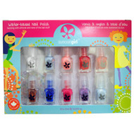 SuncoatGirl, Water-Based Nail Polish Kit, Flare & Fancy, 10 Pieces