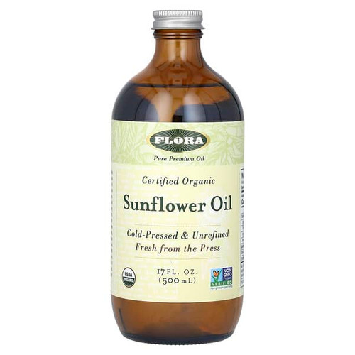 <img alt="Flora, Certified Organic Sunflower Oil, 17 fl oz (500 ml)" title="Flora, Certified Organic Sunflower Oil, 17 fl oz (500 ml),061998679067"