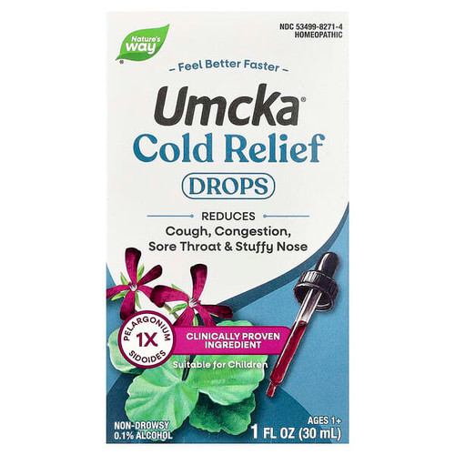<img alt="Natures Way, Umcka, Cold Relief Drops, Ages 1+, 1 fl oz (30 ml)" title="Natures Way, Umcka, Cold Relief Drops, Ages 1+, 1 fl oz (30 ml),033674152713"
