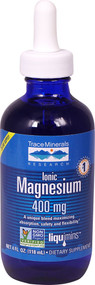 Trace Minerals Research Ionic Magnesium Dietary Supplement -- 400 mg - 4 fl oz