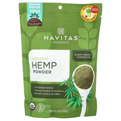 <img alt="Navitas Organics, Organic Hemp Powder, 12 oz (340 g)" title="Navitas Organics, Organic Hemp Powder, 12 oz (340 g),858847000420"