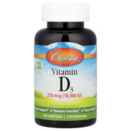 <img alt="Carlson, Vitamin D3, 250 mcg (10,000 IU), 120 Soft Gels" title="Carlson, Vitamin D3, 250 mcg (10,000 IU), 120 Soft Gels,088395014215"