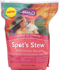 Halo Purely For Pets Spots Stew Indoor Cat Formula Wild Salmon -- 3 lbs