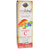 Garden of Life, Mykind Organics, Vitamin C, Organic Spray, Cherry-Tangerine, 2 fl oz (58 ml)